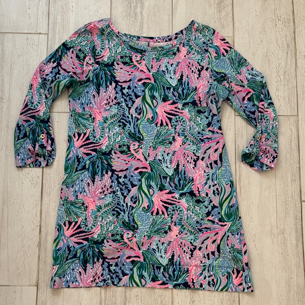 Lilly Pulitzer Linden Dress in the "Bringing Mermaid Back"